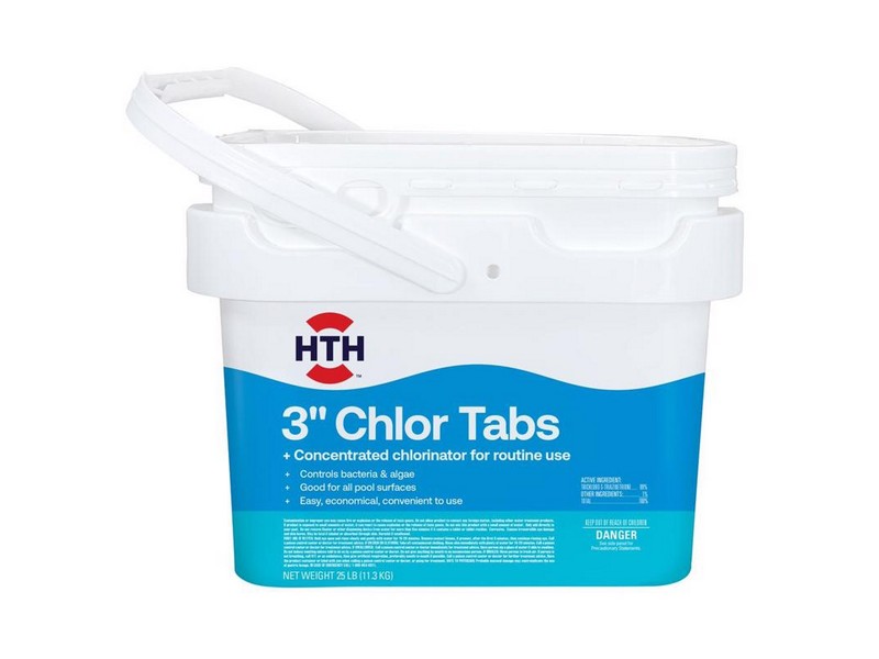 HTH Pool Care Tablet Chlorinating Chemicals 25 lb