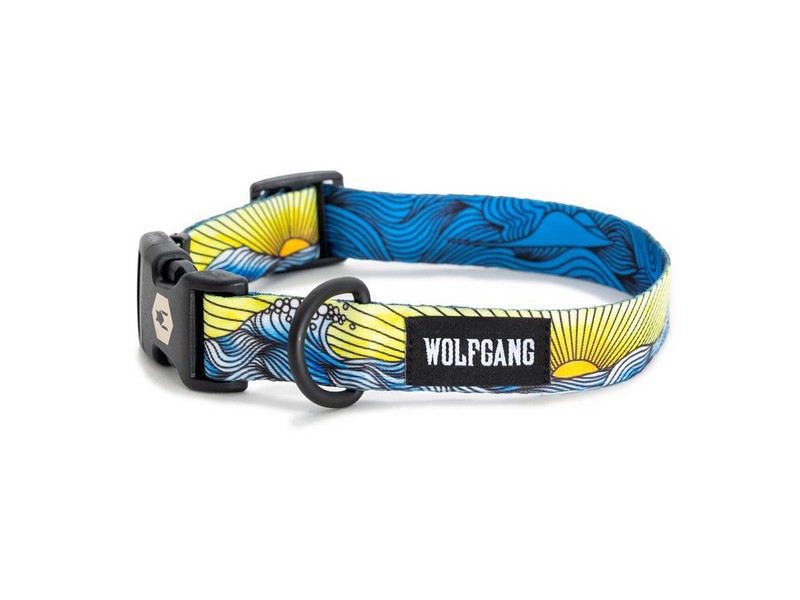 Wolfgang Multicolored DawnPatrol Polyester Dog Adjustable Collar Large