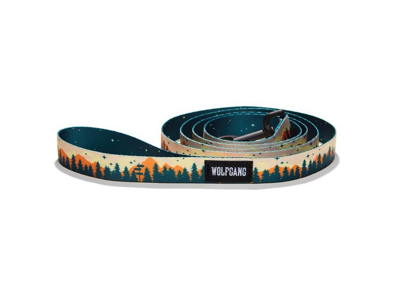 Wolfgang Multicolored OverLand Polyester Dog Leash Medium/Large