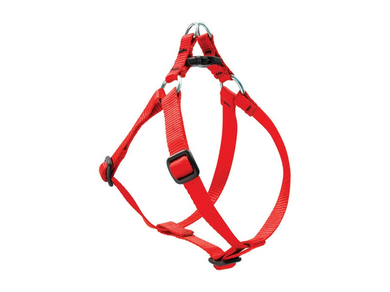 Lupine Pet Basic Solids Red Red Nylon Dog Harness