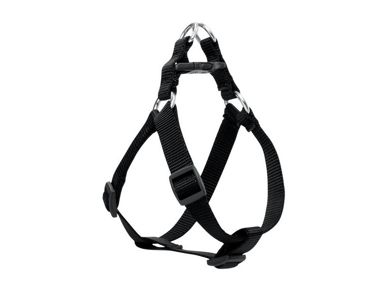 Lupine Pet Basic Solids Black Black Nylon Dog Harness