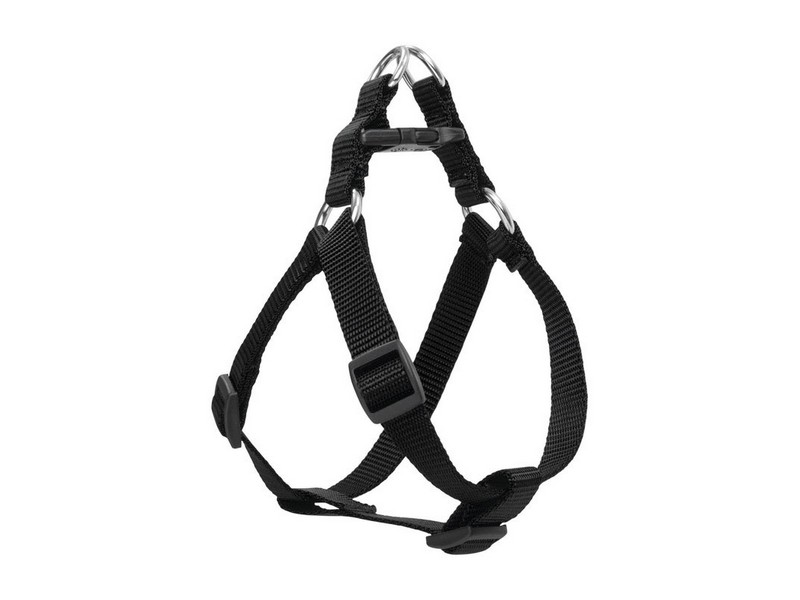Lupine Pet Basic Solids Black Black Nylon Dog Harness