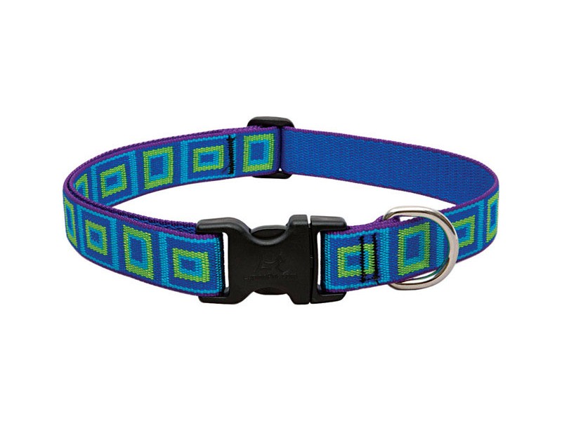 Lupine Pet Original Designs Multicolor Sea Glass Nylon Dog Adjustable Collar