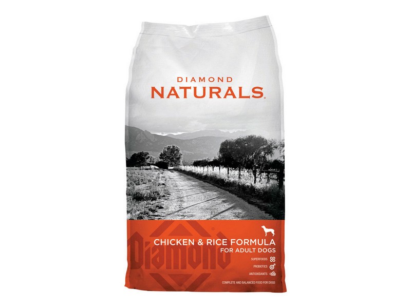 Diamond Naturals Adult Chicken and Rice Dry Dog Food 40 lb