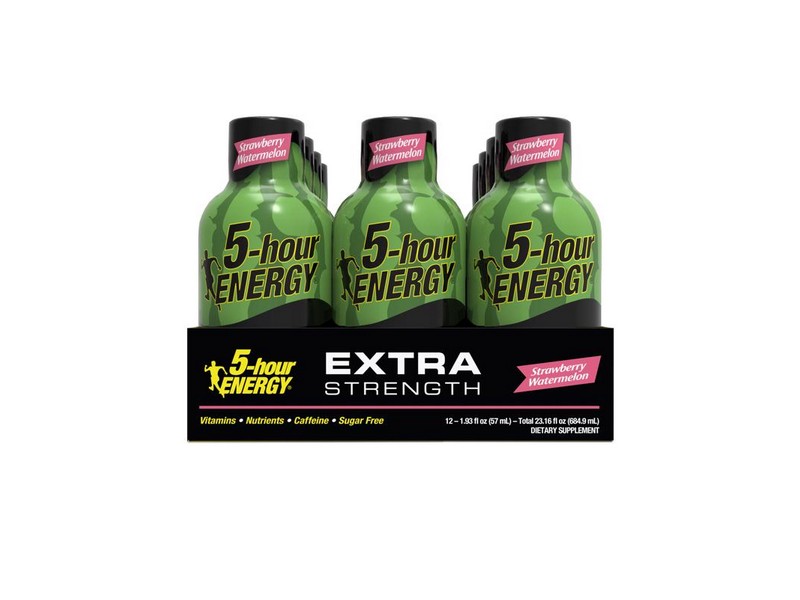 5-Hour Energy Extra Strength Sugar Free Strawberry Watermelon Energy Shot 1.93 oz