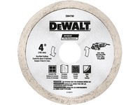 DeWalt High Performance 4 in. D X 5/8 in. S Diamond Wet/Dry Tile Blade 1 pc
