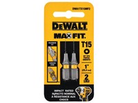 DeWalt Max Fit Torx #15 X 1 in. L Screwdriver Bit Set Steel 2 pk