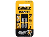 DeWalt Max Fit Torx T25 X 1 in. L Screwdriver Bit Set Steel 2 pk