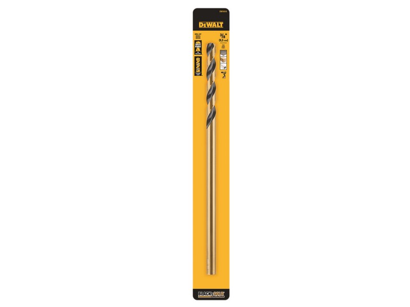 DeWalt 3/8 in. S X 12 in. L High Speed Steel Split Point Twist Drill Bit 1 pc