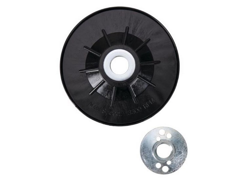 DeWalt 4-1/2 in. D Resin Fiber Disc Backer Pad 5/8 in.-11 13300 rpm 2 pc