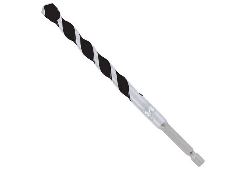 Diablo 3/8 in. S X 6 in. L Carbide Tipped Hammer Drill Bit 1 pk