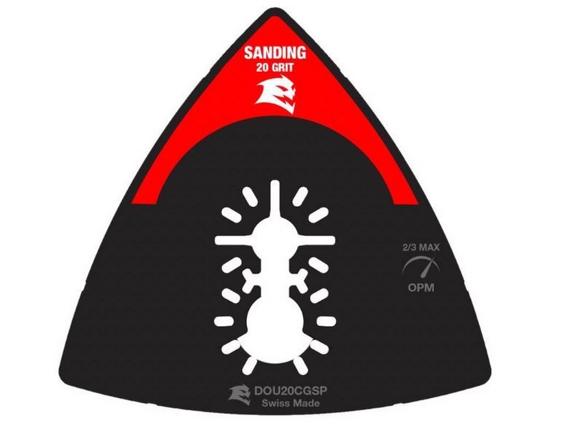 Diablo 3-1/2 in. W Carbide Grit Oscillating Sanding Plate 1 pk