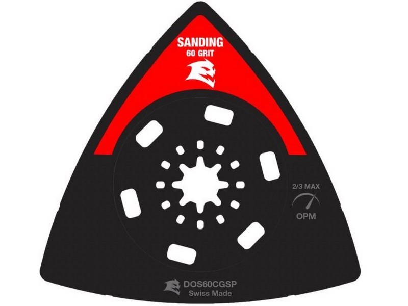 Diablo Starlock 3-1/2 in. W Carbide Grit Oscillating Sanding Plate 1 pk