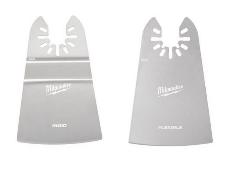 Milwaukee Open-Lok 2 in. S X 2-1/4 in. W Stainless Steel Flexible Scraper Blade 2 pc
