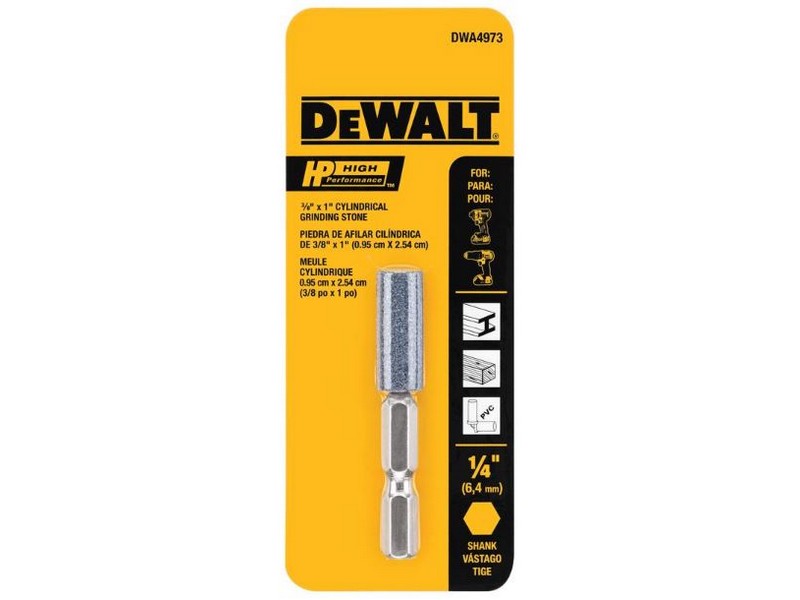 DeWalt HP 3/8 in. D Aluminum Oxide Cylindrical Grinding Point Cylinder 1 pk