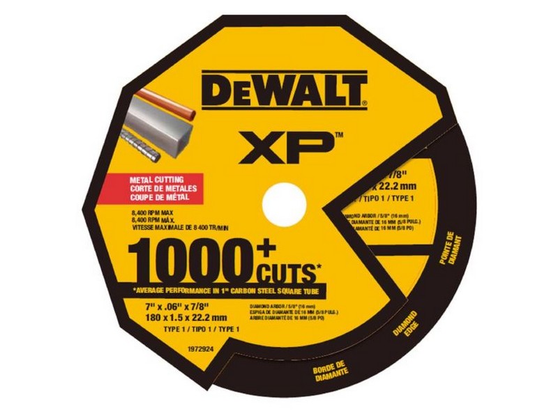 DeWalt XP 7 in. D X 7/8 in. Diamond Metal Cutting Wheel 1 pk