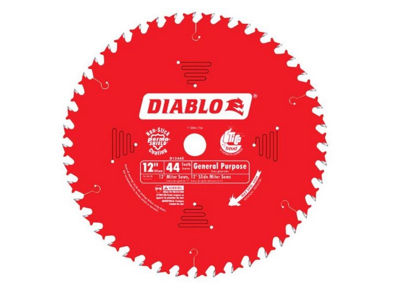 Diablo 12 in. D X 1 in. S Carbide Tipped Circular Saw Blade 44 teeth 1 pk