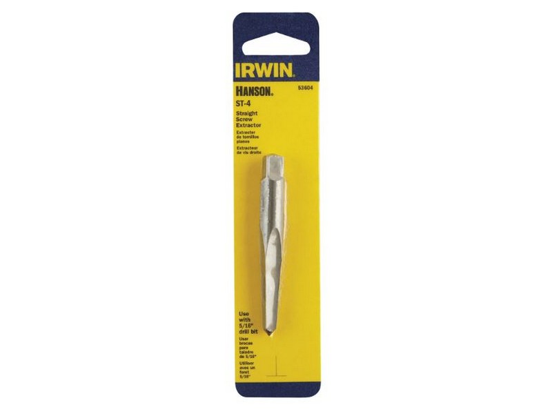 Irwin Hanson 5/16 in. S X 5/16 in. D Carbon Steel Straight Screw Extractor 6 in. 1 pc