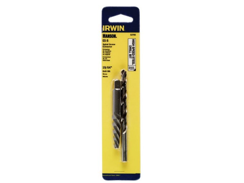 Irwin Hanson 19/64 in. S X 4-3/8 in. L High Speed Steel Drill Bit Set 1 pc