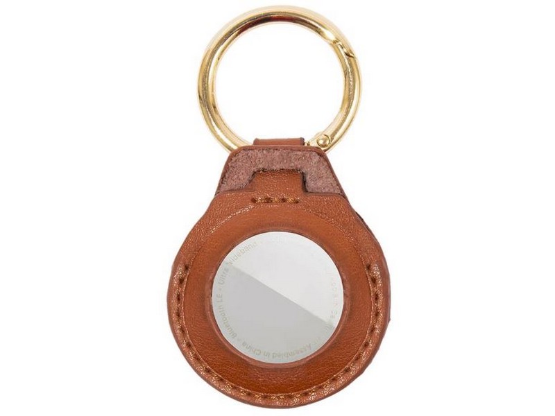 Hillman Sanitas Leather Brown Keychain