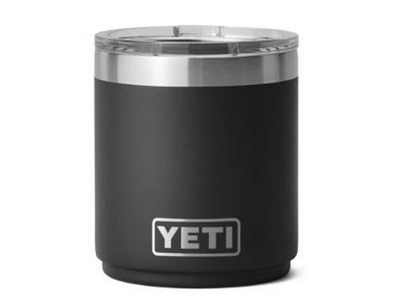 YETI Rambler 10 oz Lowball 2.0 Black BPA Free Tumbler with MagSlider Lid