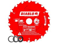 Diablo 5-3/8 in. D X 20 mm S Carbide Fast Framing Saw Blade 18 teeth 1 pk