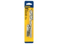 Irwin Hanson High Speed Steel Drill and Tap Bit 1/4 in. 2 pc