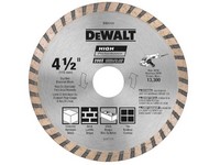 DeWalt High Performance 4-1/2 in. D X 7/8 in. S Diamond Masonry Cut-Off Blade 1 pc