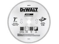 DeWalt High Performance 7 in. D X 5/8 in. S Diamond Wet Tile Blade 1 pc