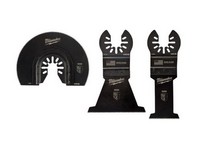 Milwaukee High Carbon Steel Open-Lok Oscillating Wood Blade 3 pk