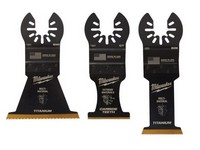 Milwaukee Open-Lok High Carbon Steel Oscillating Blade Set Multi-Material 3 pk