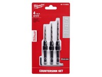 Milwaukee 0.3 in. L High Speed Steel Drill and Countersink Set Quick-Change