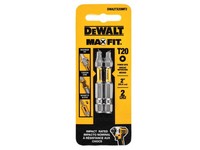 DeWal Max Fit Torx #20 X 2 in. L Screwdriver Bit Set Steel 2 pk