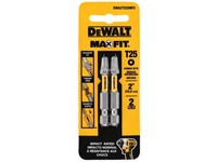 DeWalt Max Fit Torx #25 X 2 in. L Screwdriver Bit Set Steel 2 pk