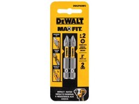 DeWalt Max Fit Phillips #2 X 2 in. L Screwdriver Bit Set Steel 2 pk