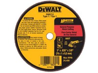 DeWalt HP 3 in. D X 3/8 in. Aluminum Oxide Abrasive Cut-Off Wheel 1 wheel