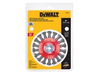 DeWalt 4 in. Coarse Knotted Wire Wheel Brush Metal 12500 rpm 1 pc