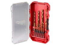 Milwaukee Shockwave Titanium Impact Rated Drill Bit Set Hex Shank 10 pc