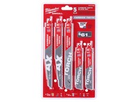 Milwaukee Sawzall 6 and 9 in. Carbide Reciprocating Saw Blade Set Assorted