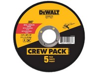 DeWalt 4-1/2 in. D X 7/8 in. Cutting/Grinding Wheel 5 pk