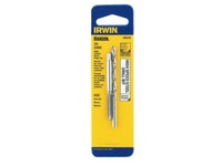 Irwin Hanson High Carbon Steel HCS Tap and HSS Drill Bit Set 10 - 24 2 pc