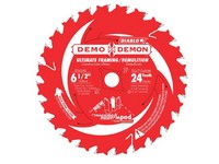 Diablo Demo Demon 6-1/2 in. D X 5/8 in. S Framing/Demolition TiCo Hi-Density Carbide Saw Blade 24 te
