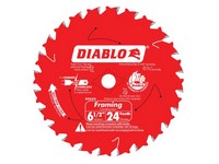 Diablo 6-1/2 in. D X 5/8 in. S TiCo Hi-Density Carbide Framing Blade 24 teeth 1 pc