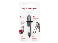 KeySmart Nano Pliers Stainless Steel Silver Compact Pliers Key Tool