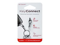 KeySmart KeyConnect Stainless Steel Silver Swivel Key Ring