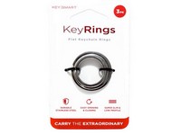 KeySmart Stainless Steel Silver Key Ring