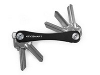KeySmart Aluminum Black Compact Key Organizer Key Holder
