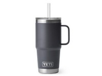 YETI Rambler 25 oz Charcoal BPA Free Straw Mug