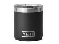 YETI Rambler 10 oz Lowball 2.0 Black BPA Free Tumbler with MagSlider Lid