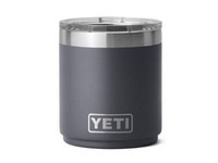 YETI Rambler 10 oz Lowball 2.0 Charcoal BPA Free Tumbler with MagSlider Lid